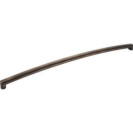 Jeffrey Alexander 18" Center-to-Center Antique Brushed Satin Brass Delgado Appliance Handle 519-18ABSB